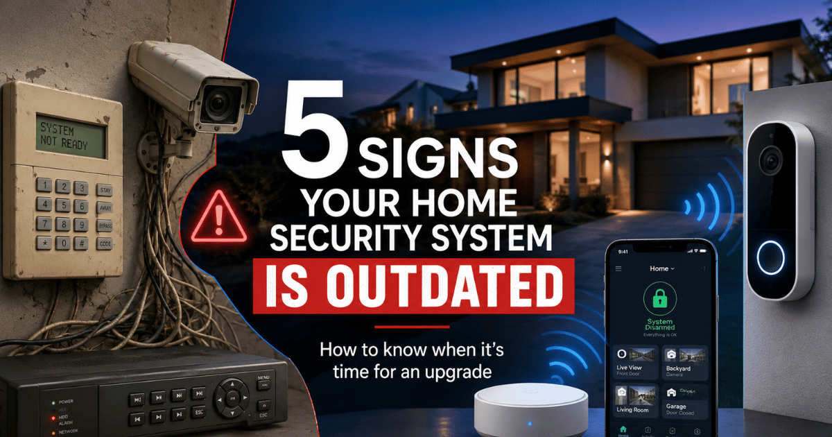 5 Signs Your Home Security System Is Outdated